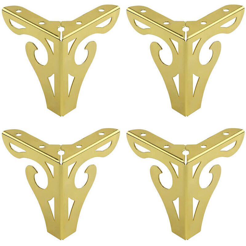 [niemals Verwendet] Stück Goldene Tischbeine, 10 Cm, Europäischer Stil, Eisenmöbelbeine