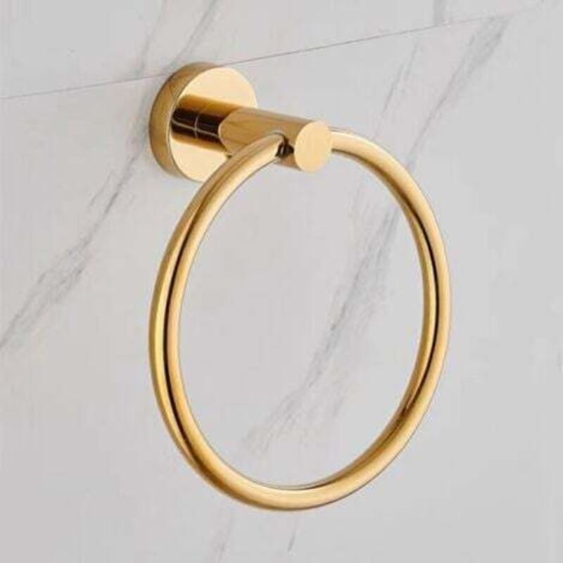[niemals Verwendet] Handtuchhalter (gold) Badezimmer-set Handtuchring