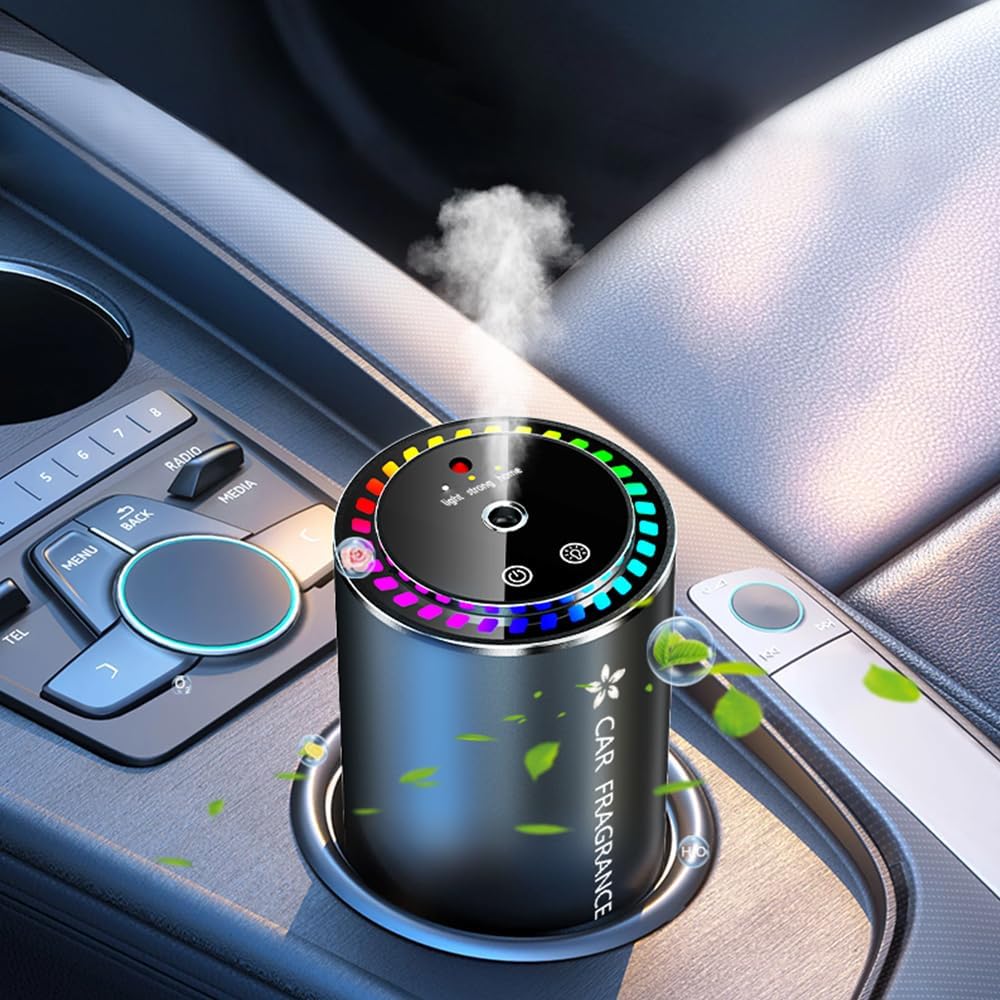 Schwerstes Auto-deodorant Mit Led-licht, Auto-parfüm-diffusor, Einstellbare Konzentration, Aroma-diffusor, Luxus-autozubehör, Leise Umgebungslichter, Napoleon Gulong