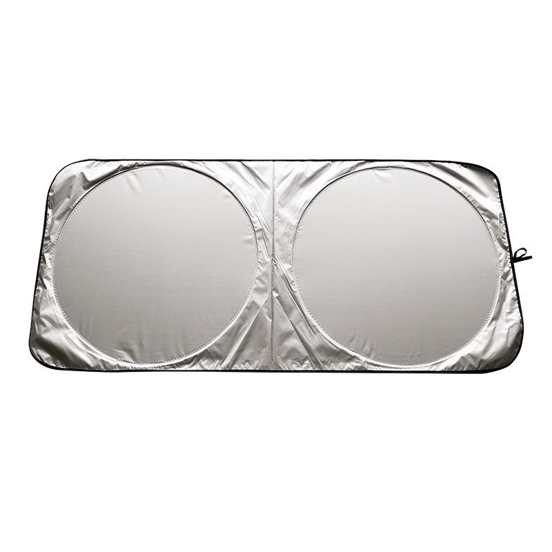 Sonnenschutz, Auto-sonnenschutz, Auto-sonnenschutz, Sonnenschutz Vorne, Uv-schutz, Wärme- Und Sonnenschutz, Faltbarer Auto-sonnenschutz, Silber (150 X 70 Cm)