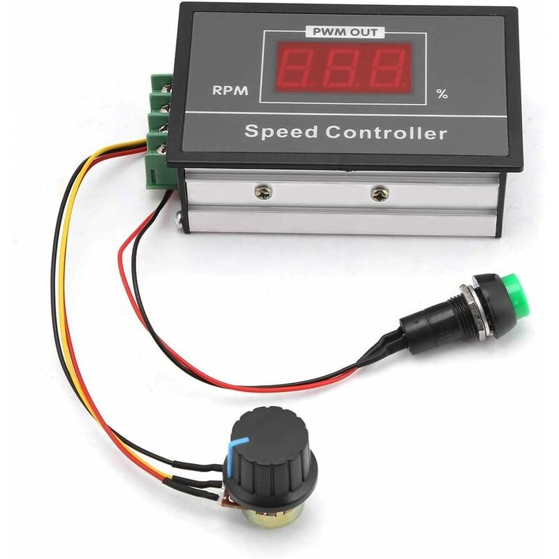 Drehzahlregler – 12 V 24 V Gleichstrom-motorregler, 6–60 V, 36 V, 48 V, 30 A, Pwm-gleichstrommotor-drehzahlregler, Start-stopp-schalter