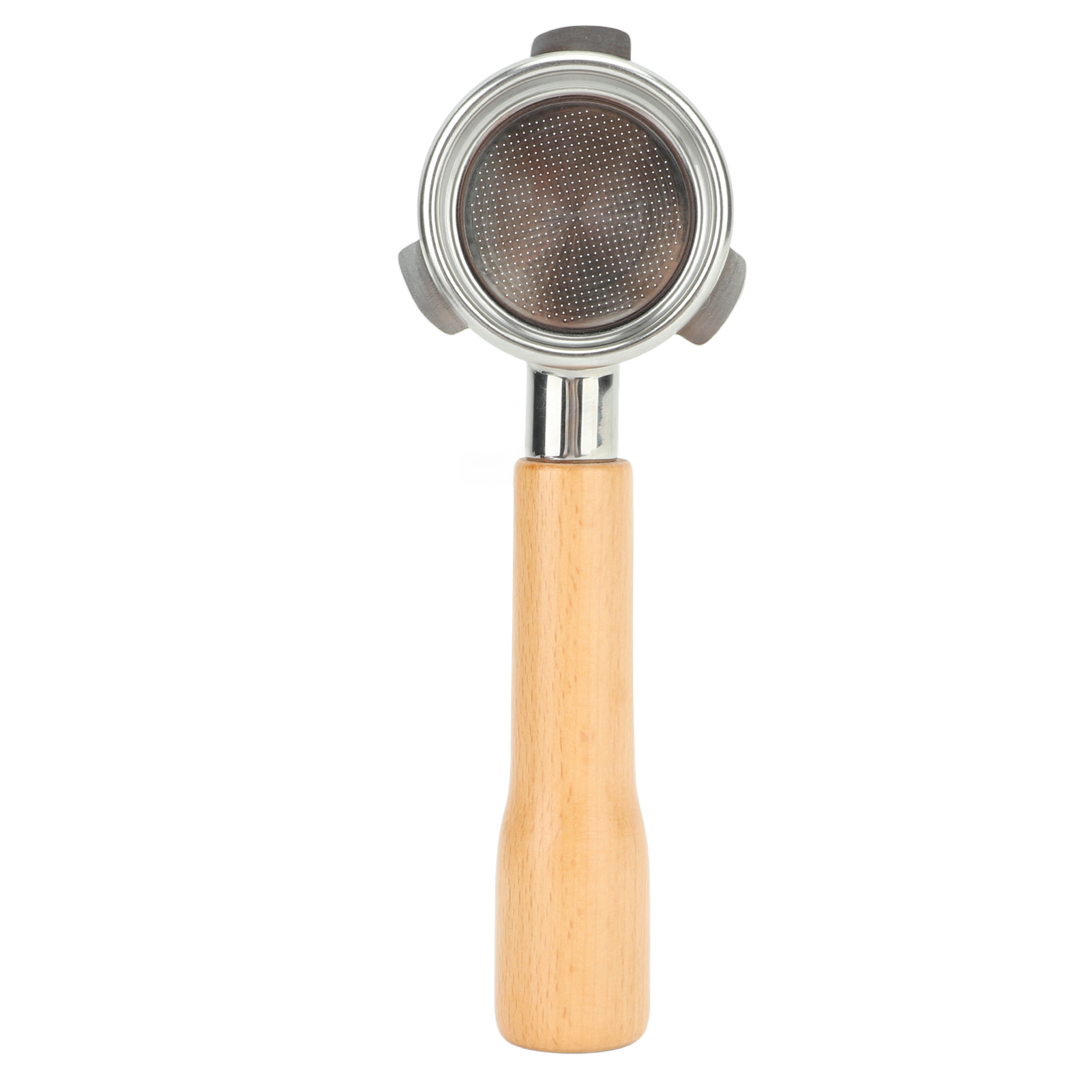 Bodenloser 54-mm-kaffeefilterhalter Mit Dreifacher Befestigung Und Griff Aus Massivholz Für Breville Serie 8