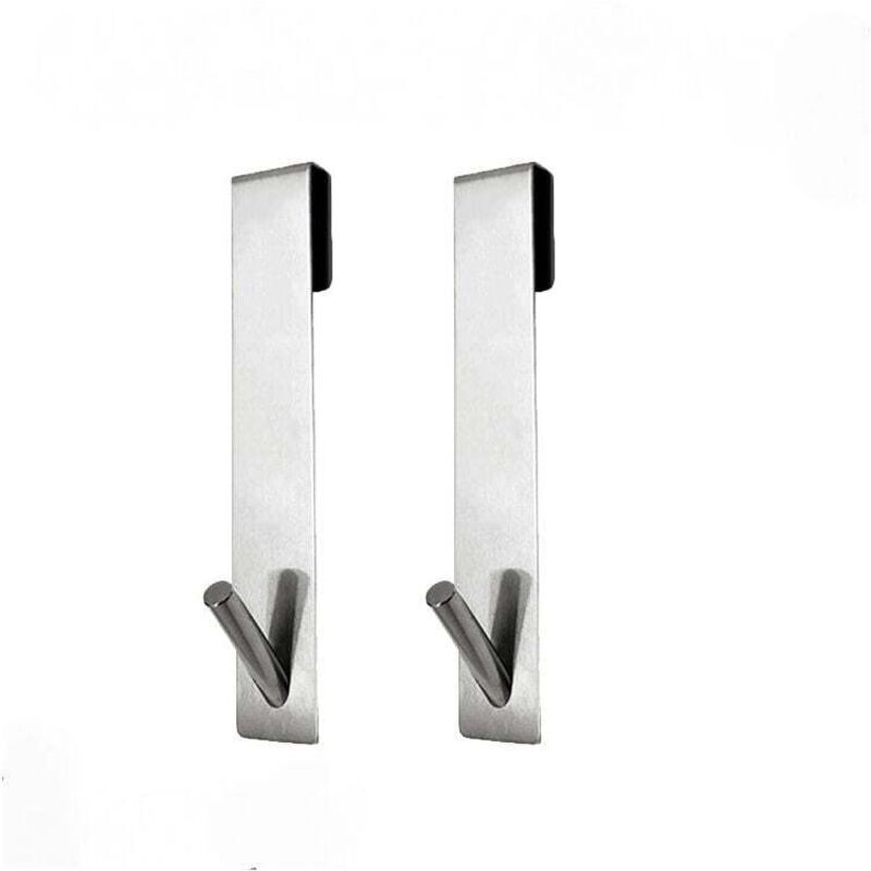 Duschwandhaken Aus Glas – 2er-set, Edelstahl, Kein Bohren Erforderlich, Handtuchhalter Und Badezimmeraccessoires