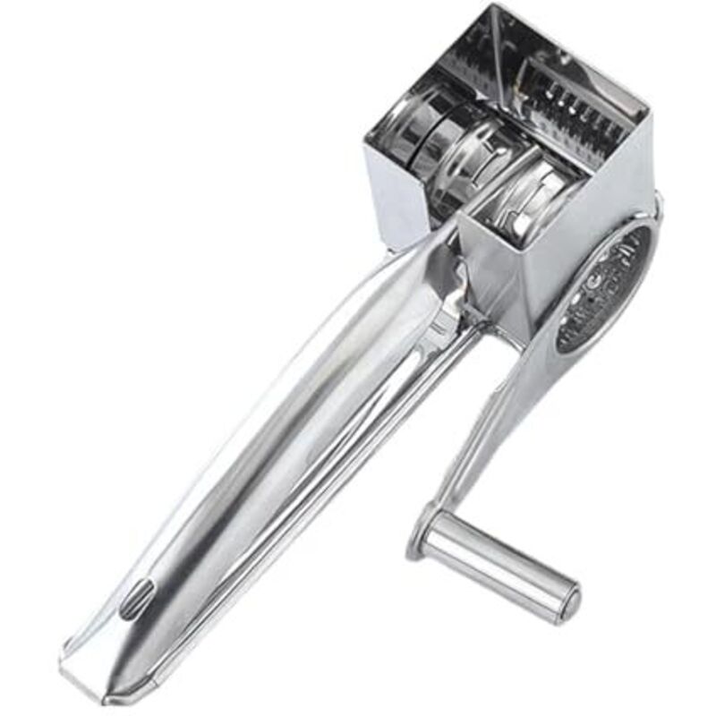 Ulisem Edelstahl-käsereibe Mit Abnehmbarem Kopf Und Ergonomischem Griff – Perfekt Für Hart- Und Weichkäse