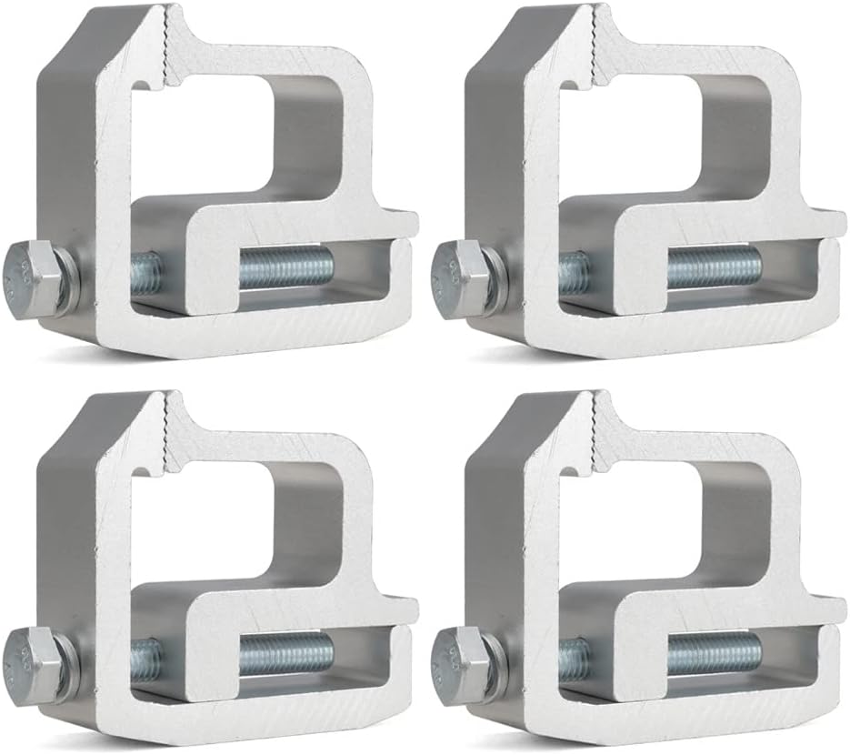 Set Mit 4 Pickup-dachträgern Und Oberen Stützhalterungen – Silber