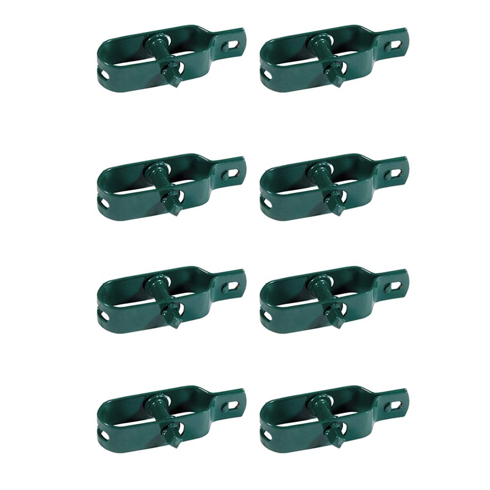 Satz Mit 8 Spannern Aus Plastifiziertem Draht Für Zäune, Gitter, Wäschetrockner, Metall Für Den Garten, Für Pfosten, Satz Mit 8 Teilen