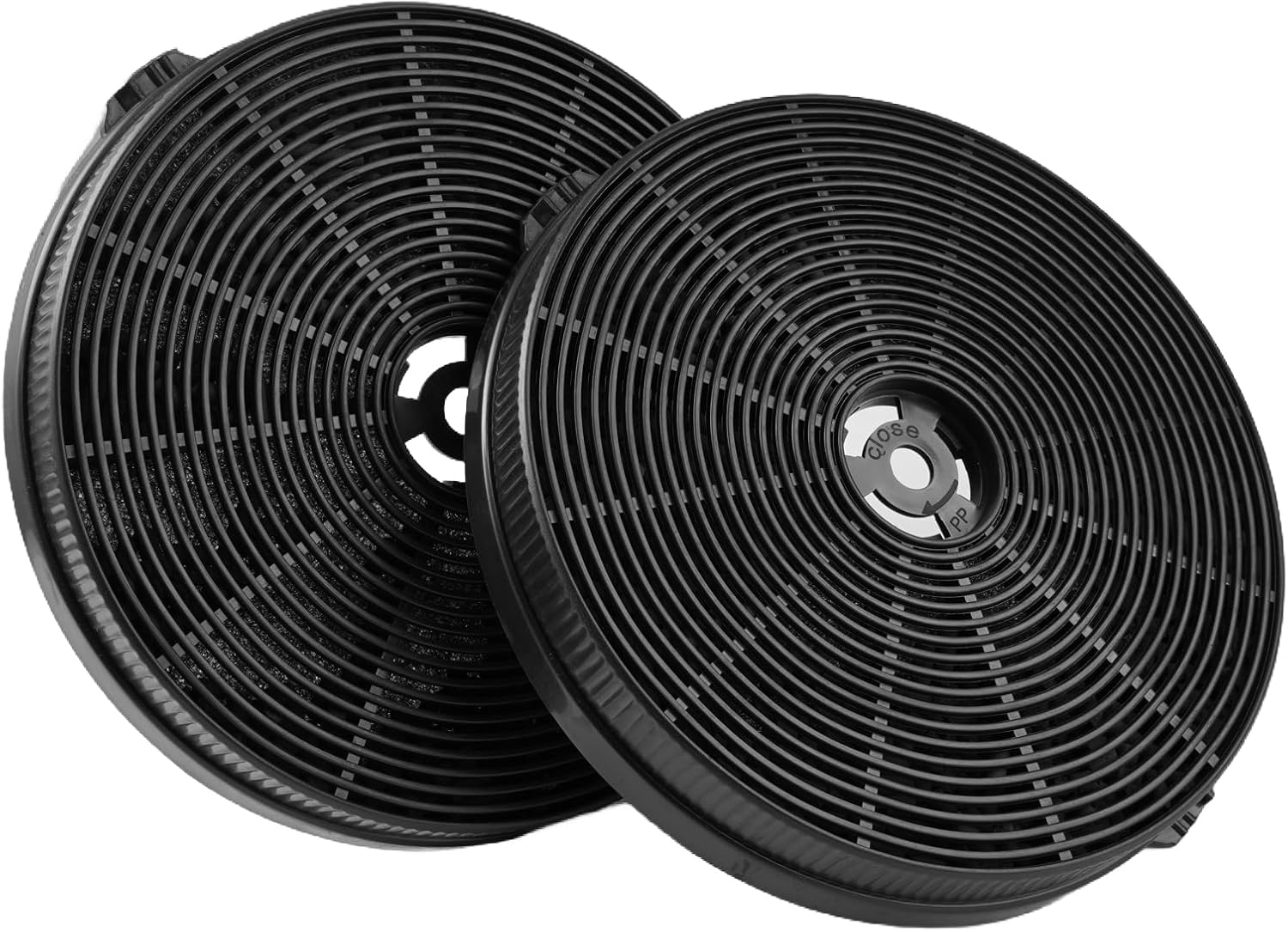 2 Stück 17,5 X 2,4 Cm Luftzirkulations-kohlefilter Für Dunstabzugshauben, Universeller Kohlefilter Für Dunstabzugshauben, Kreisförmiger Aktiver Filter, Kompatibel Mit Mehreren Marken Und Modellen Für