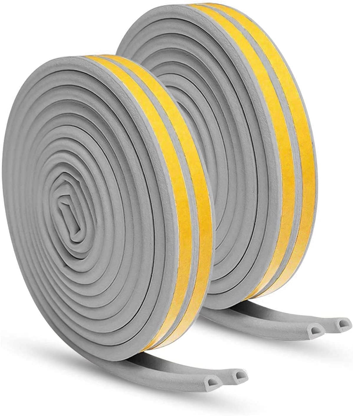 30 Meter Dichtungsstreifen, 9 Mm (breite) X 6 Mm (höhe), Gummidichtungsstreifen, D/b-profil-gummidichtung Für Türen Und Fenster, Wasserdicht, Schalldämmend (grau)