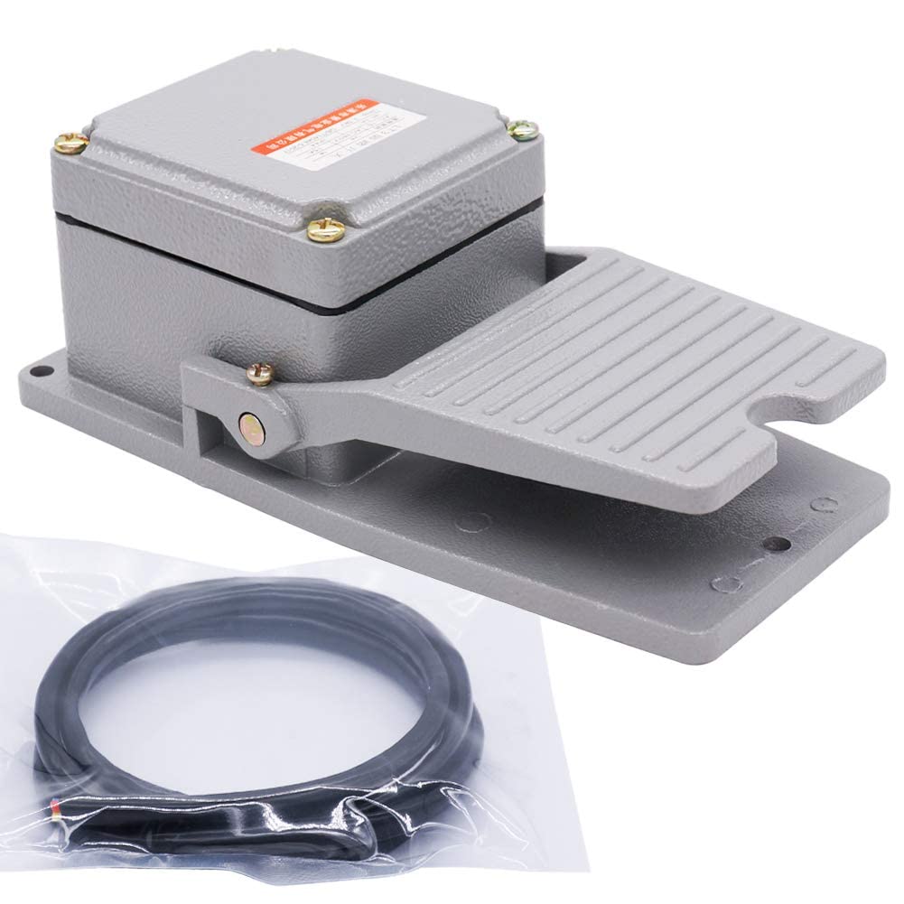 Ac 380v 15a Heavy Duty Fußschalter Spdt No Nc Elektrisches Pedal Momentaner Fußpedalschalter Lt-3