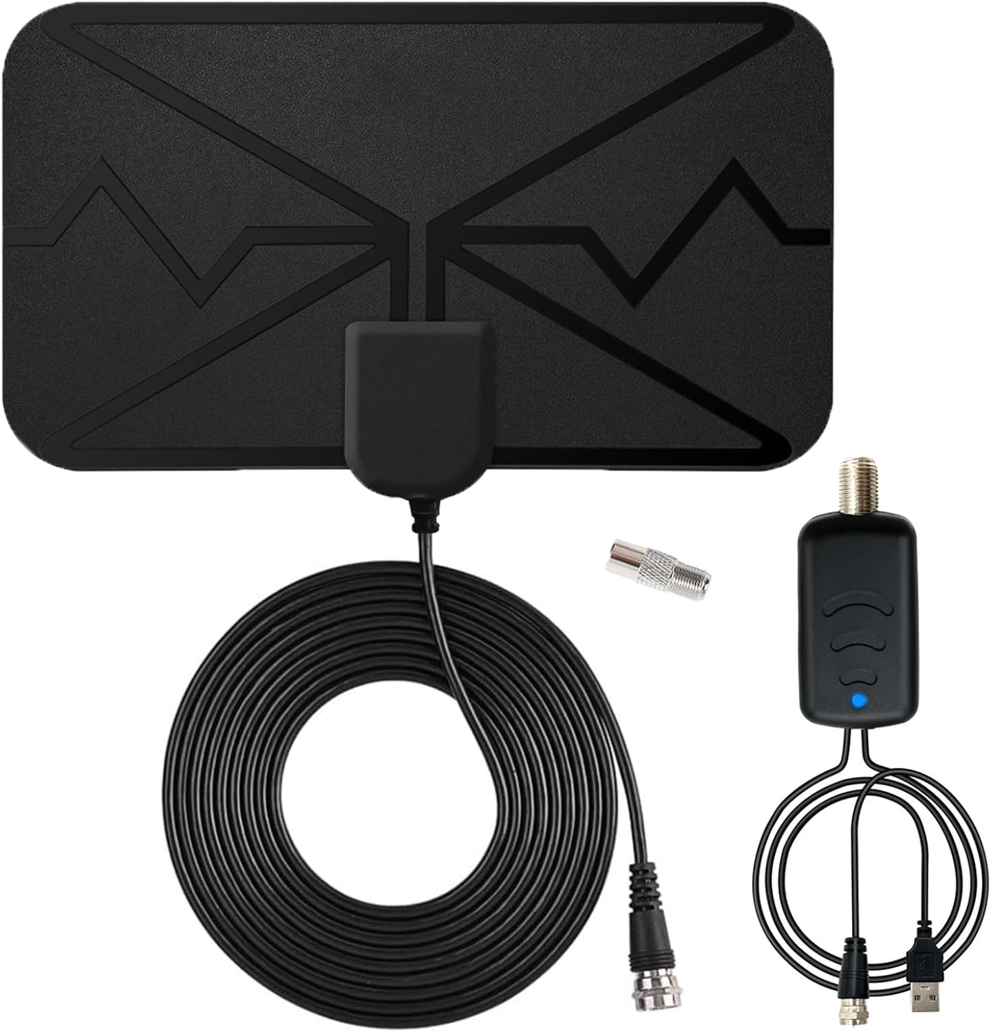 Interne Tv-antenne, Leistungsstarke Verstärkte Interne Tv-antenne, Kompatibel Mit 4k Hd/1080p Smart Tvs