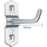 12-teiliges Wandhaken-set, Lochwand Aus Stahl, Werkzeugablage, Garage, Garten, Küche, Multifunktionaler Organizer