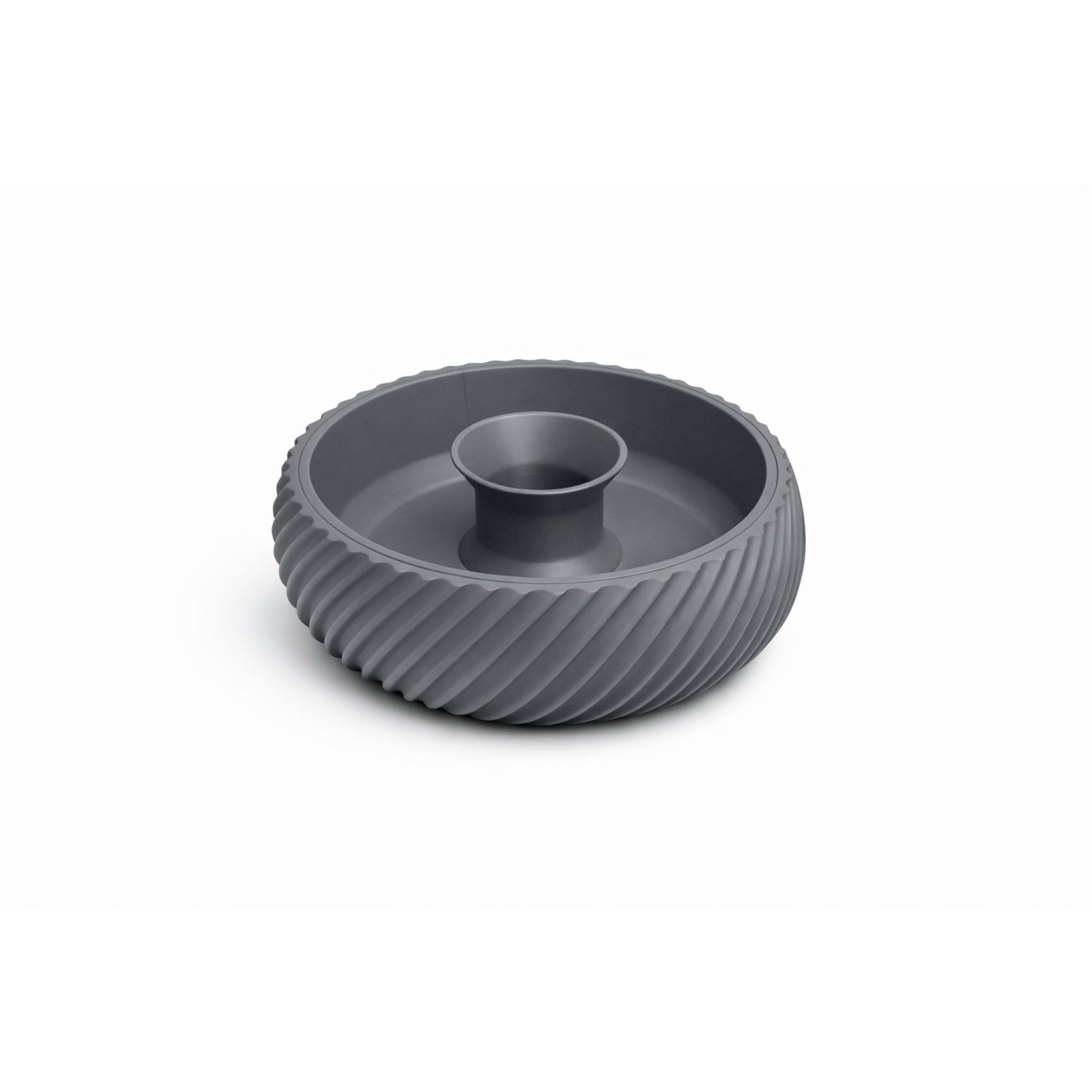 Graue 2-in-1-snackschale Mit Schalenbehälter Für Nüsse
