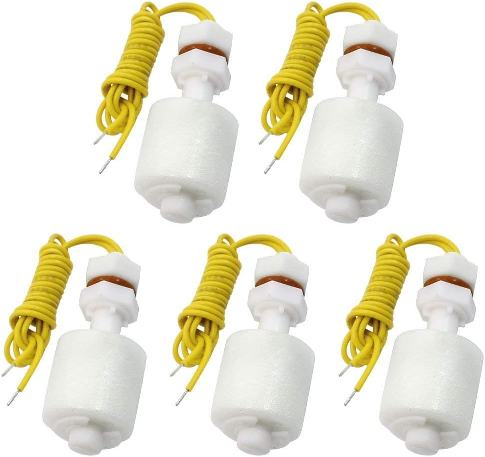5 Stück Flüssigkeitsstandsensor Dc100v Fischschwimmer Wasserschalter, Pp-kunststoff, 52 Mm