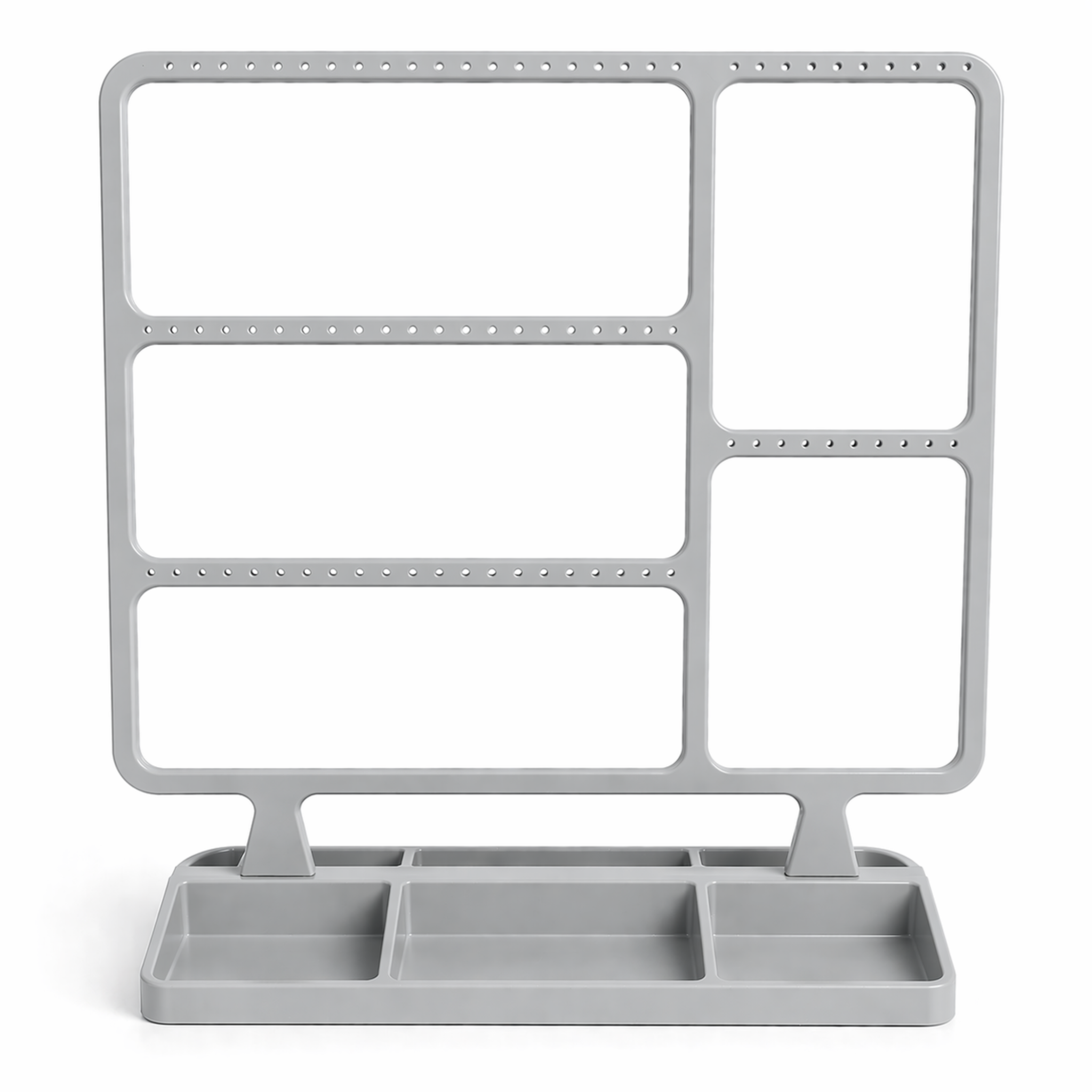 Ohrring-organizer, Schmuckständer, Grau, Für Schminktisch