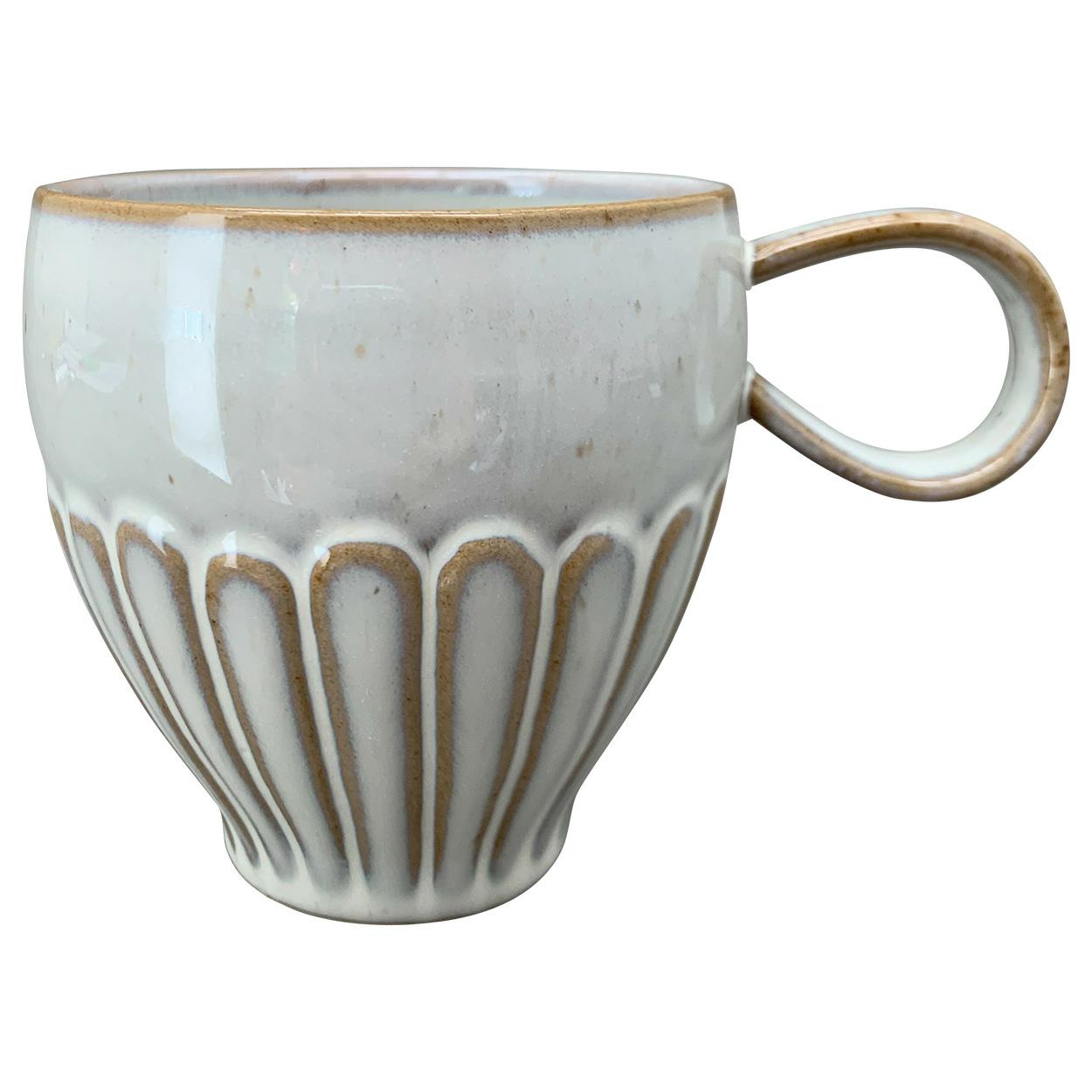 Keramik-kaffeebecher, Grau, Grau, 0,34