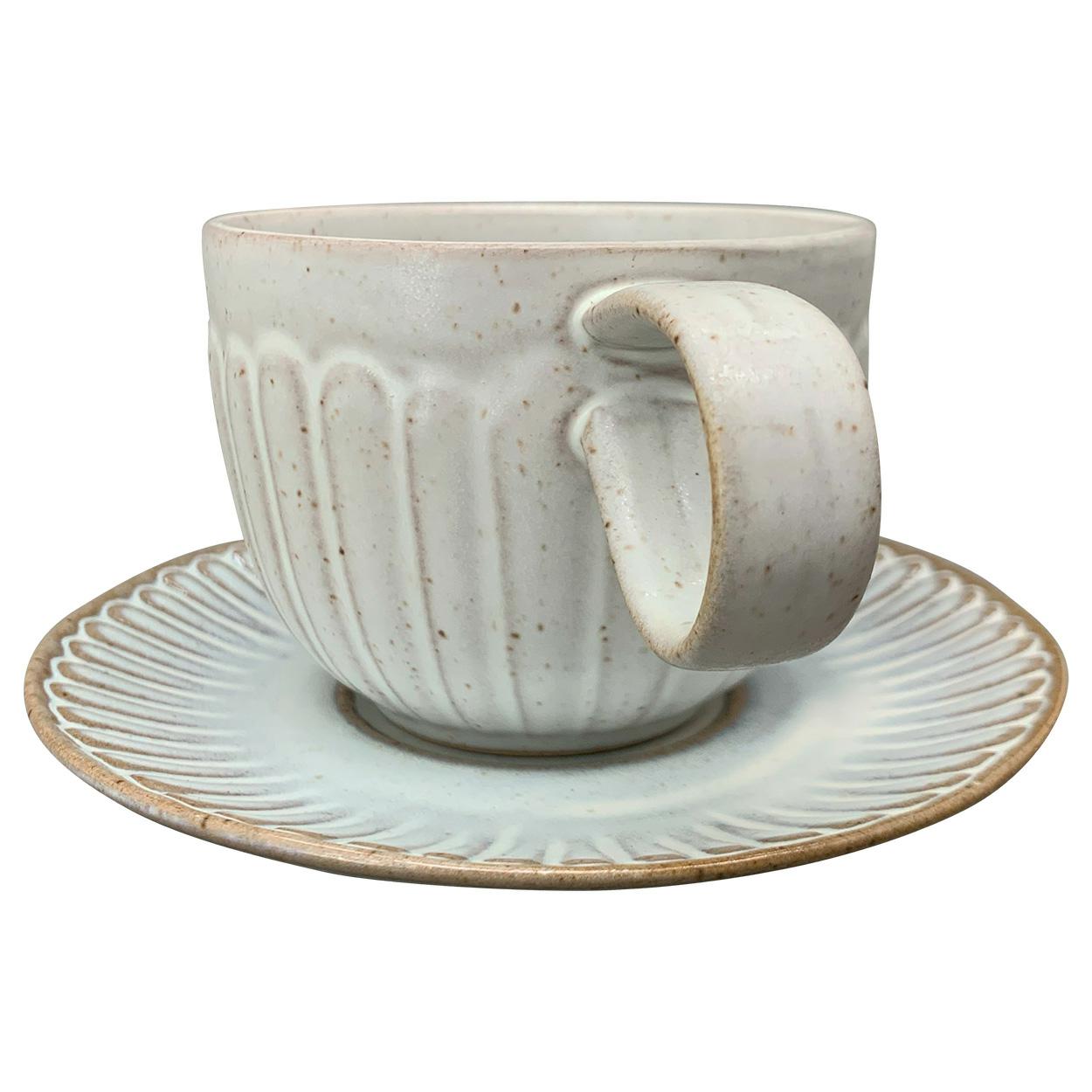 Keramik-kaffeetasse Mit Untertasse