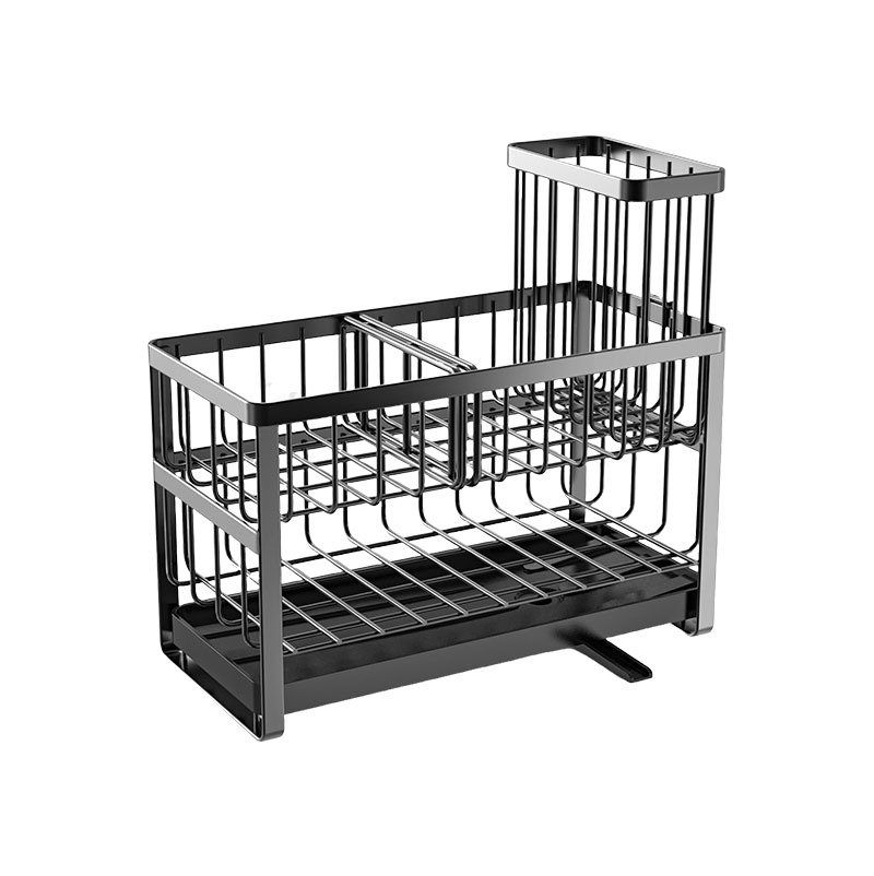 Schwammhalter Für Küchenspüle, Schwammhalter Für Küchenspüle, Schwammhalter Mit Abnehmbarer Abtropfschale, Spülbecken-caddy, Küchen-organizer (2 Ebenen)