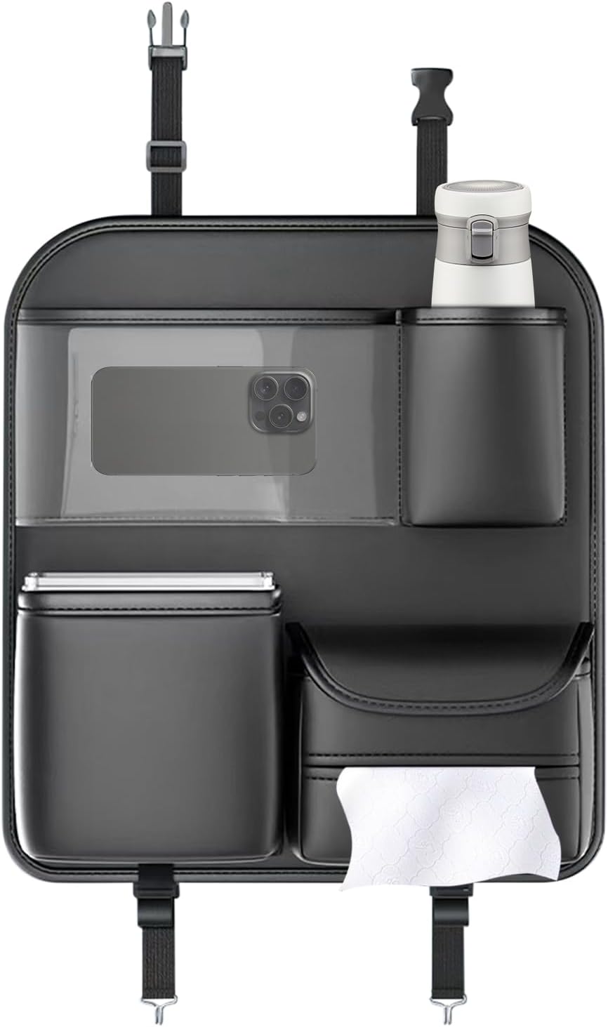 Rücksitz-auto-organizer – Auto-organizer Und Stauraum Für Den Rücksitz Reise-organizer Für Rücksitz, Fahrzeugzubehör Touchscreen-telefonhalter, Wasserdichter Schutz, Taschentuchhalter, Must-haves Fü