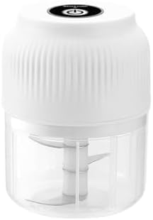250 Ml Kabelloser Elektrischer Zerkleinerer, Leistungsstarke Mini-küchenmaschine, Wiederaufladbar Über Usb, Edelstahlklinge, Zum Zerkleinern Von Fleisch, Fisch, Zwiebeln, Knoblauch, Gemüse, Schokolade