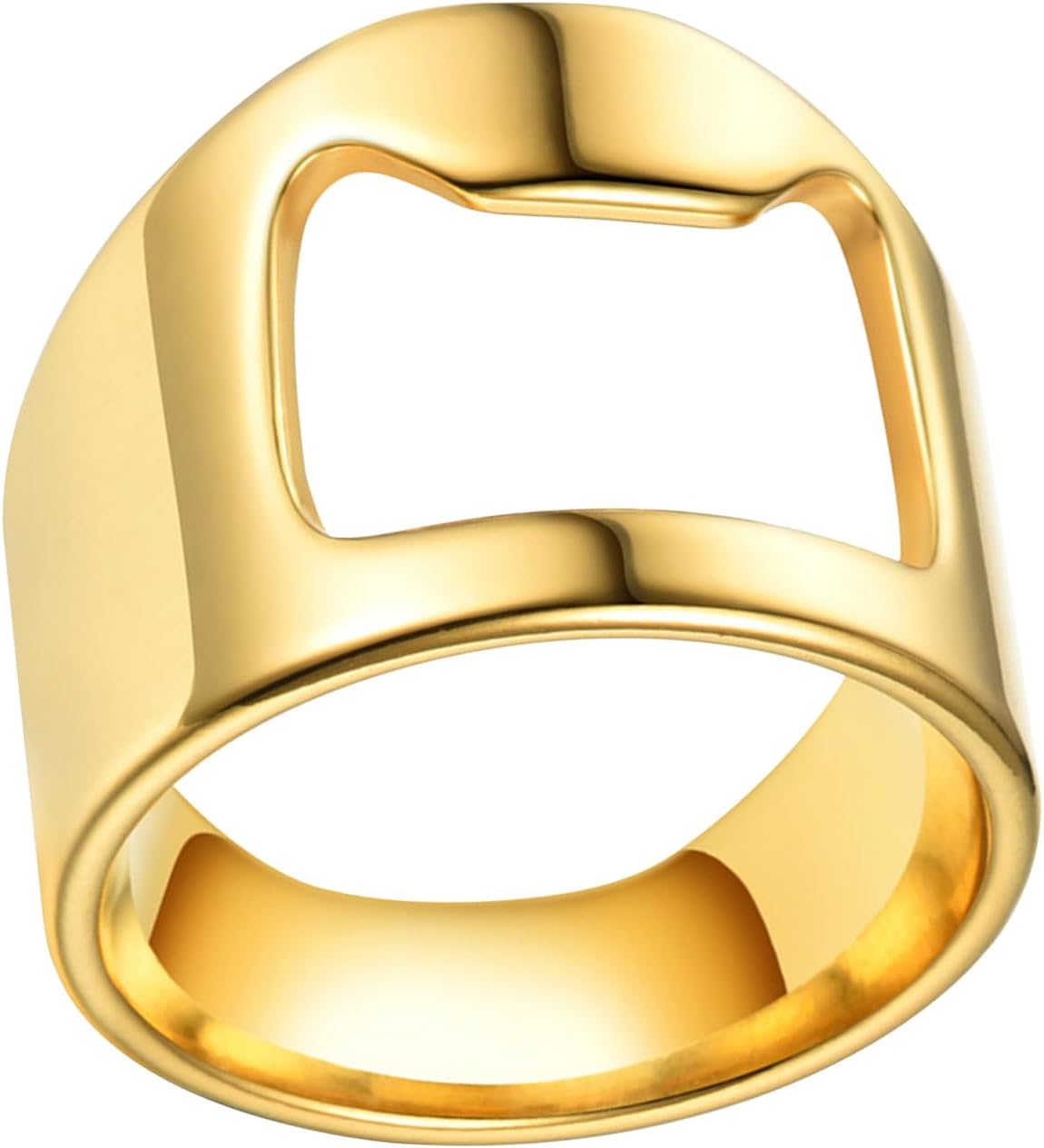 Barkeeper-ring, Integrierter Flaschenöffner – Tragbarer Flaschenöffner Stilvoller Barkeeper-ring Aus Titanstahl, Tragbarer Und Origineller Flaschenöffner Für Barkeeper