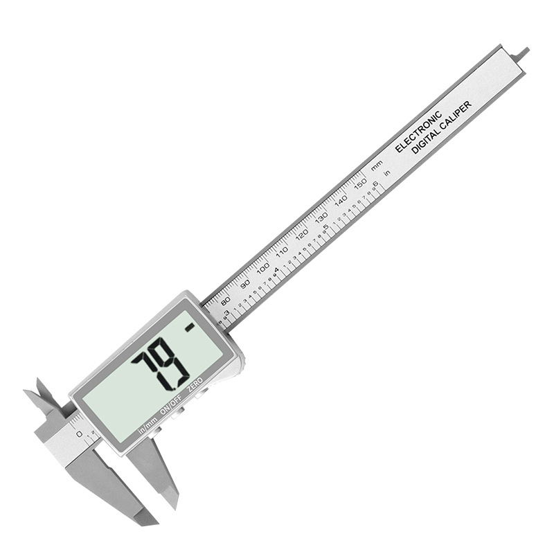 Digitaler Messschieber, 150 Mm Digitaler Messschieber, Digitales Mikrometer Mit Vollanzeige, Geeignet Für Heim-, Industrie- Und Schmuckmessungen (silber 150 Mm)