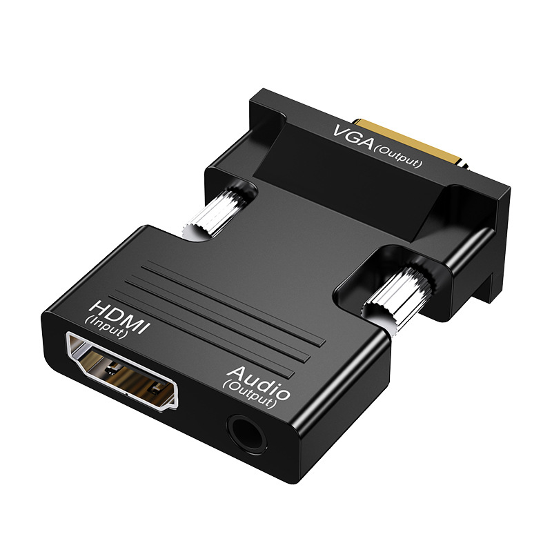 Hdmi-auf-vga-adapter Mit 3,5-mm-audiokabel, Hdmi-buchse Auf Vga-stecker, Adapter 1080p 60 Hz, Kompatibel Mit Laptop-monitor-projektor
