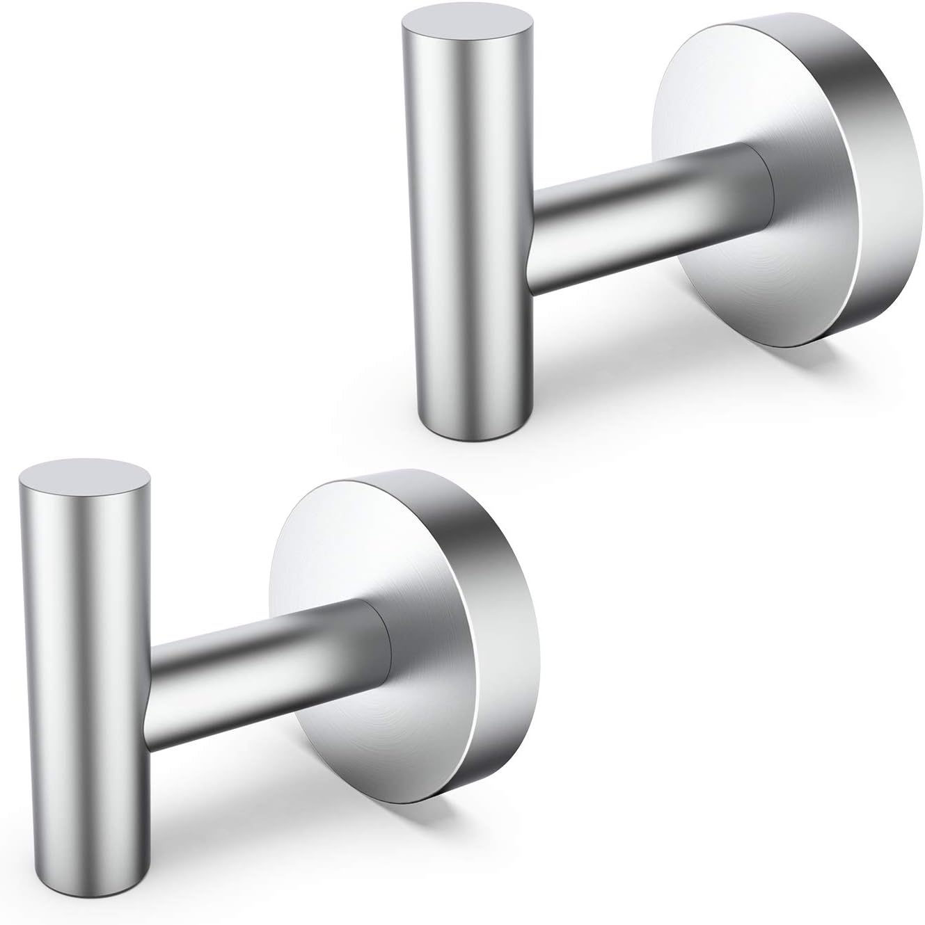 2er-pack Badezimmer-wandhaken Aus Edelstahl Sus 304 (silber)