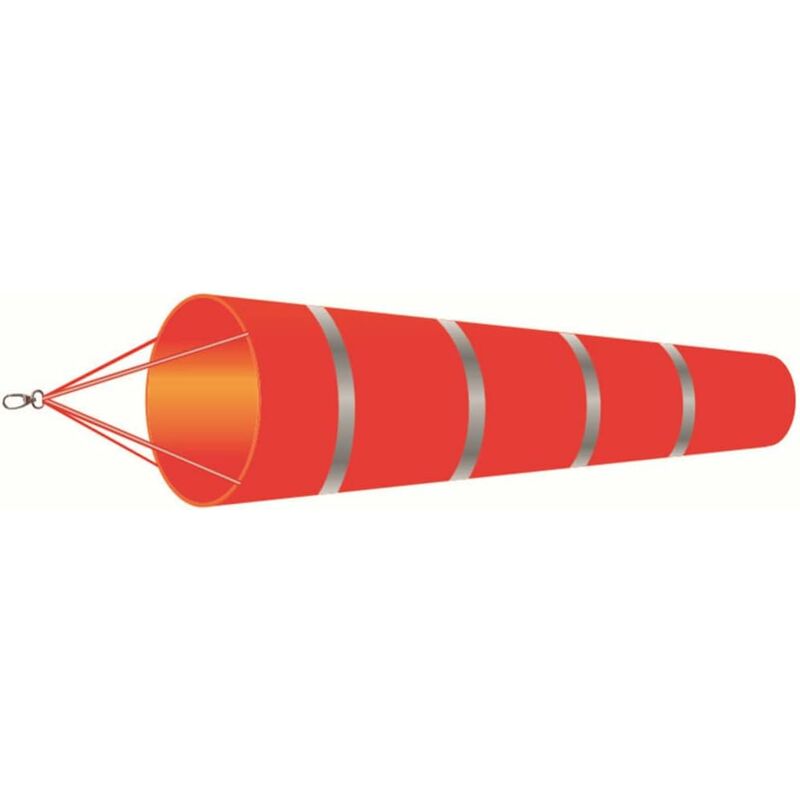 60 Cm Flughafen-windsack. Mit Reflektierendem Gürtel. Polyester. Für Den Außenbereich