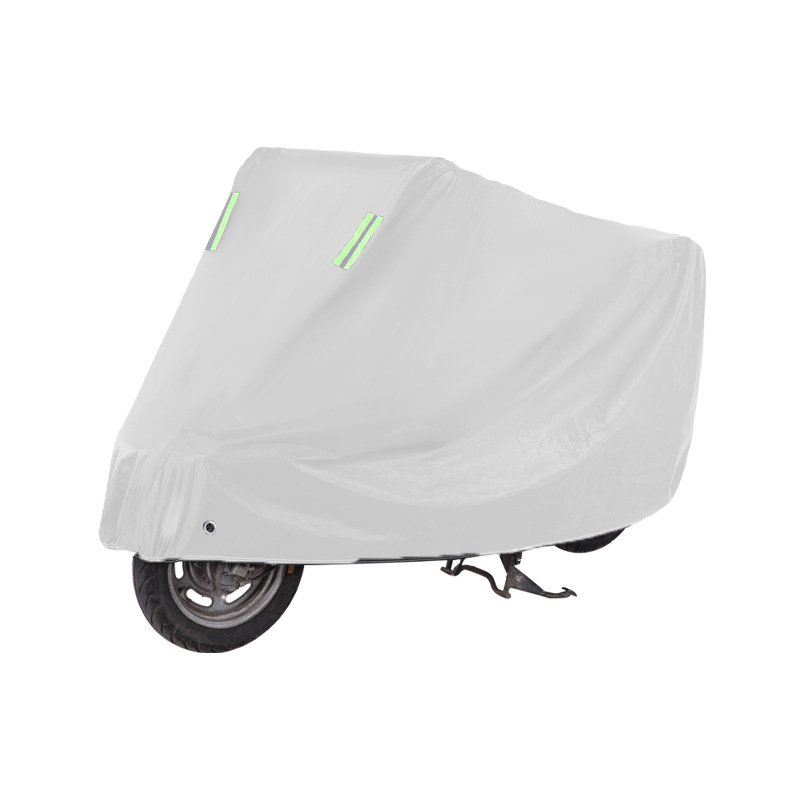 Wasserdichte Fahrradabdeckung Für Den Außenbereich, L: 200 X 80 X 105 Cm, Silber