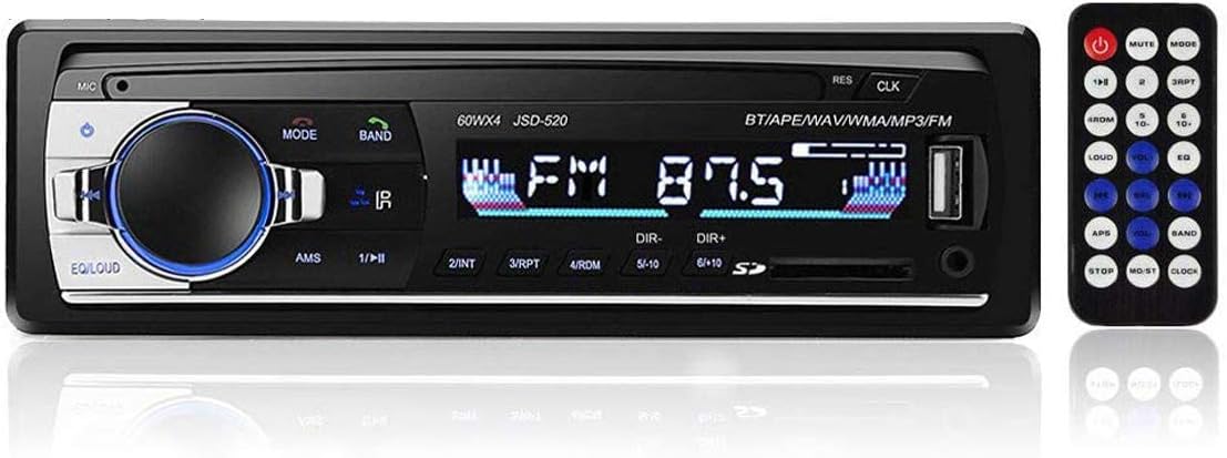 1 Din In Dash Bluetooth Autoradios Digital Stereo Bluetooth Freisprecheinrichtung Audio Musik 12v Auto Mp3 Multimedia Player Usb/sd/aux-in Mit Fernbedienung