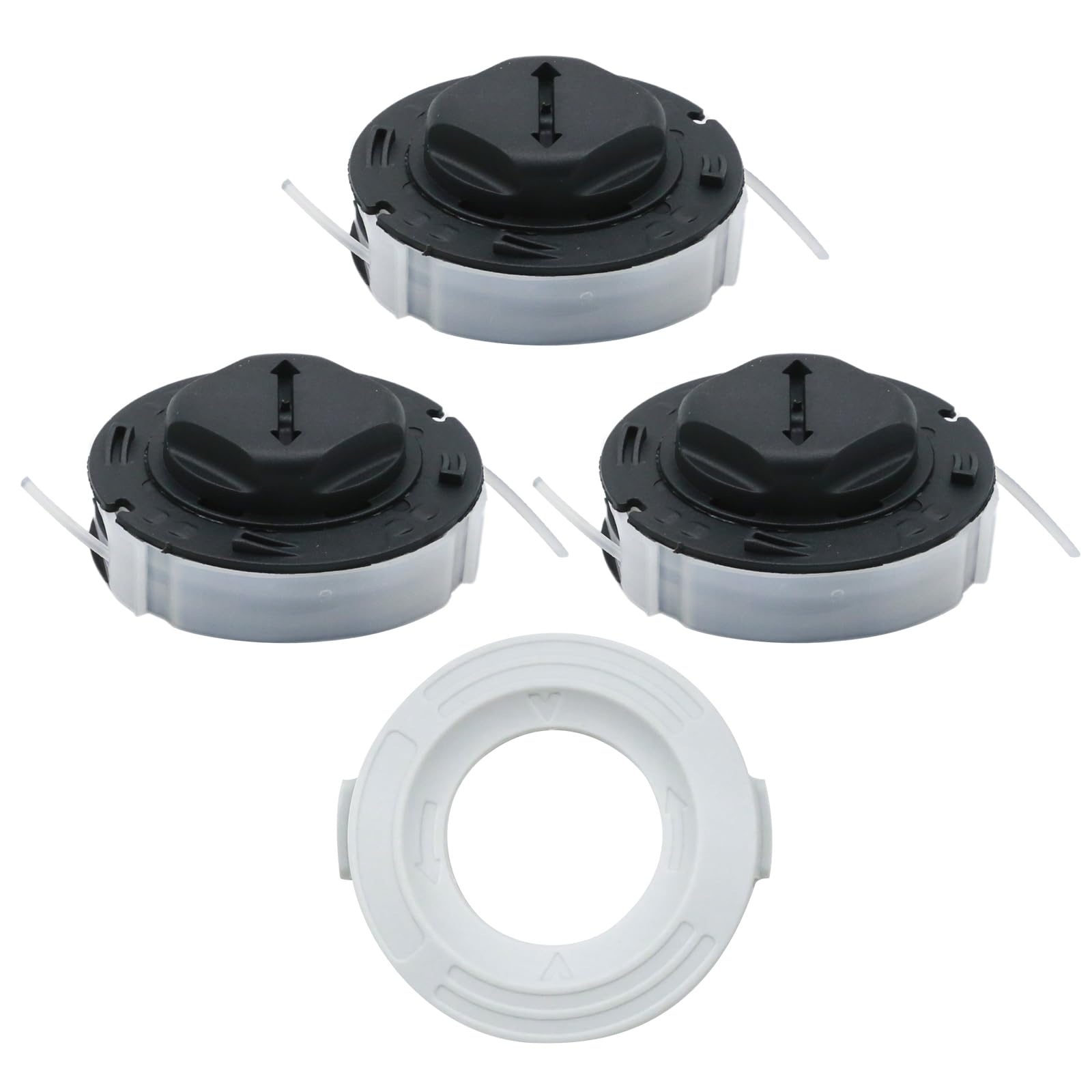 3er-pack 40097104304 Freischneiderkopf Mit Basisabdeckung, Ersatz Für Stihl Fsa 57 Autocut C3-2 (modellnummer Beginnt Mit 5), Ersetzt 4009 710 4304