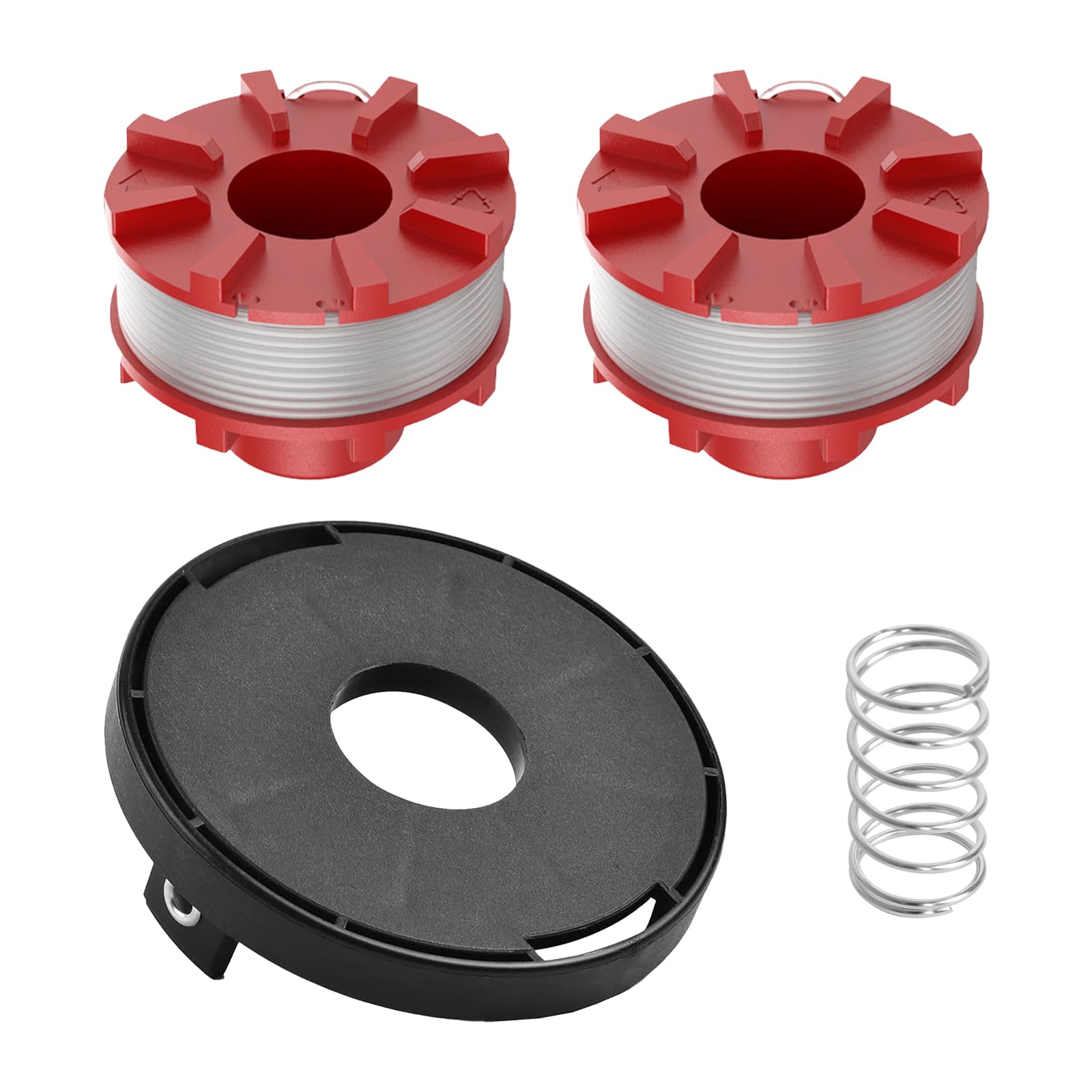 Set Mit 2 Ersatzspulen Für Einhell Ge-ct 36/30 Li E Solo, Agillo 36/255 Bl, Agillo 18/200 Freischneider, 2 Mm, 8,1 M 3405096
