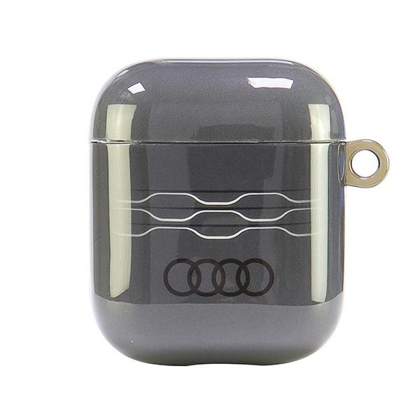 Audi Iml Airpods-halbabdeckung Mit Geometrischem Muster, Grau/grau, Au-imlap-a6/d3-gy