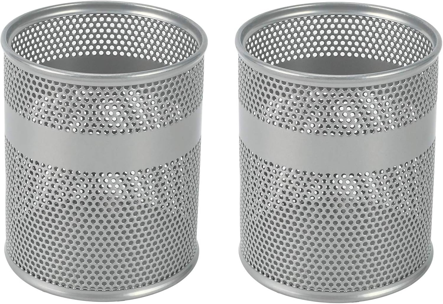 Easypag Mesh-stifthalter, 2er-set, Silber.