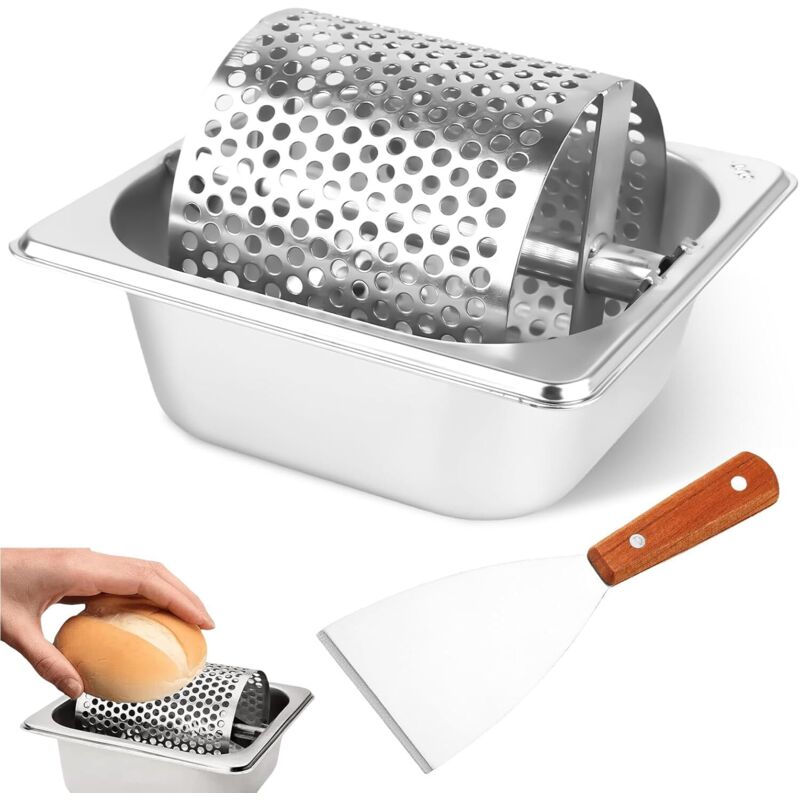 Butterroller Aus Edelstahl – 1000 Ml, Praktischer Spender Zum Bestreichen Von Brot Und Toast, Langlebig Und Ergonomisch Gestaltet