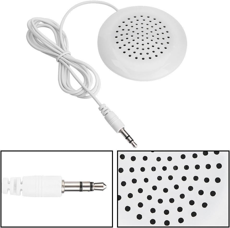 Kissenlautsprecher Zum Schlafen, Abs-weißer Mini-bluetooth-lautsprecher, Neuer Diy-kissenlautsprecher, 3,5-mm-stereo-minilautsprecher Für Mp3, Telefon Und Tragbare Cd