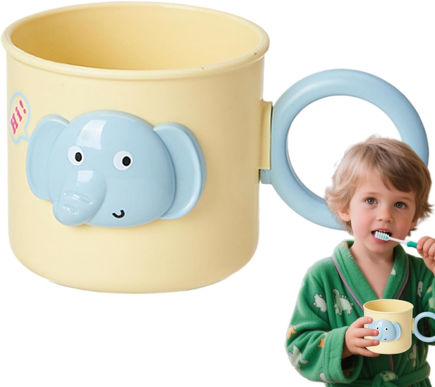 Zahnbürstenbecher, Elefanten-mundspülbecher, Wiederverwendbarer Becher, Lustiges Design, Badezimmerzubehör, Zahnhygieneprodukt, Kaffeetasse, Für Kinder Und Erwachsene