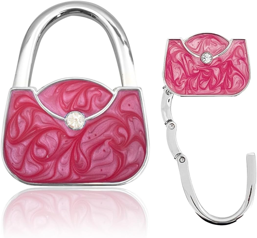 Handtaschenhaken, Rutschfester, Faltbarer Taschenaufhänger Aus Metall, Tischhandtaschenhalter, Handtaschenaufhänger Für Den Tisch, Geschenkidee Für Frauen, Für Tisch- Oder Schreibtischhandtaschenaufhä