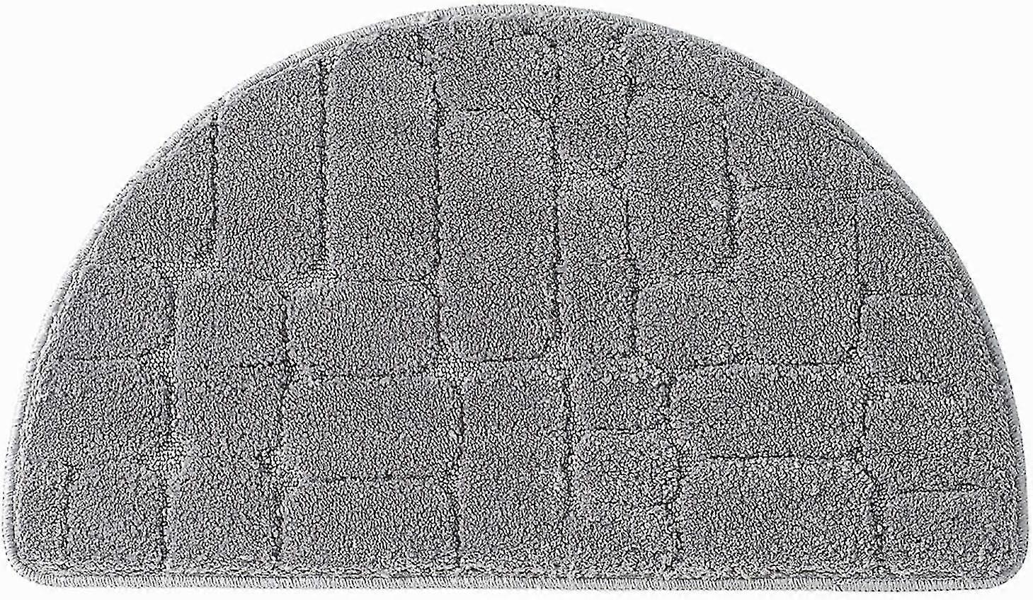 Weiche, Halbkreisförmige, Sichelförmige Fußmatte Aus Plüsch, Rutschfest Und Super Saugfähig Aus Mikrofaser Für Den Heimgebrauch.
