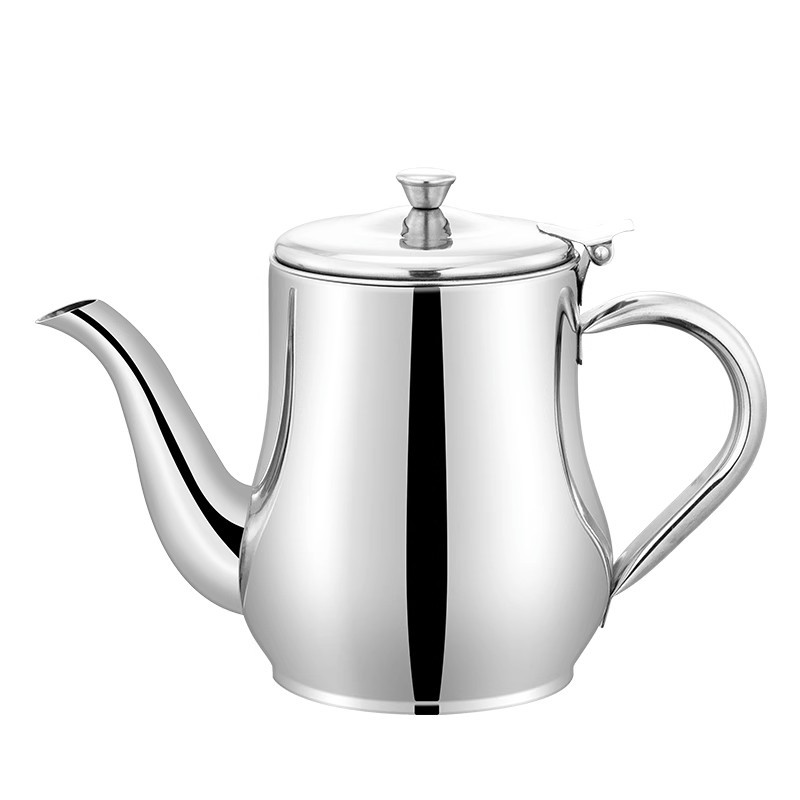 Edelstahl-teekanne Mit Kleinem Fassungsvermögen (silber, 18 Oz), 7,3 X 10,5 X 6,9 Cm