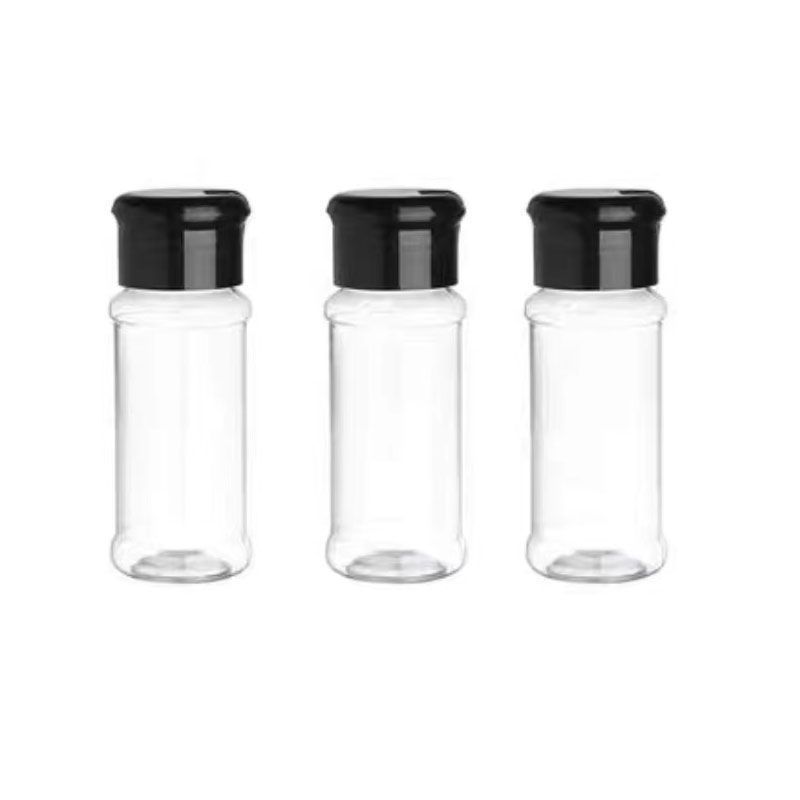 6 Stück Kleine Kunststoff-gewürzdosen, 100 Ml Gewürzdosen Mit Deckel Und 5 Löchern, Wiederverwendbare Runde Gewürzdosen, Für Gewürze, Salz, Pfeffer, Pulver, Kräuter Und Pulver