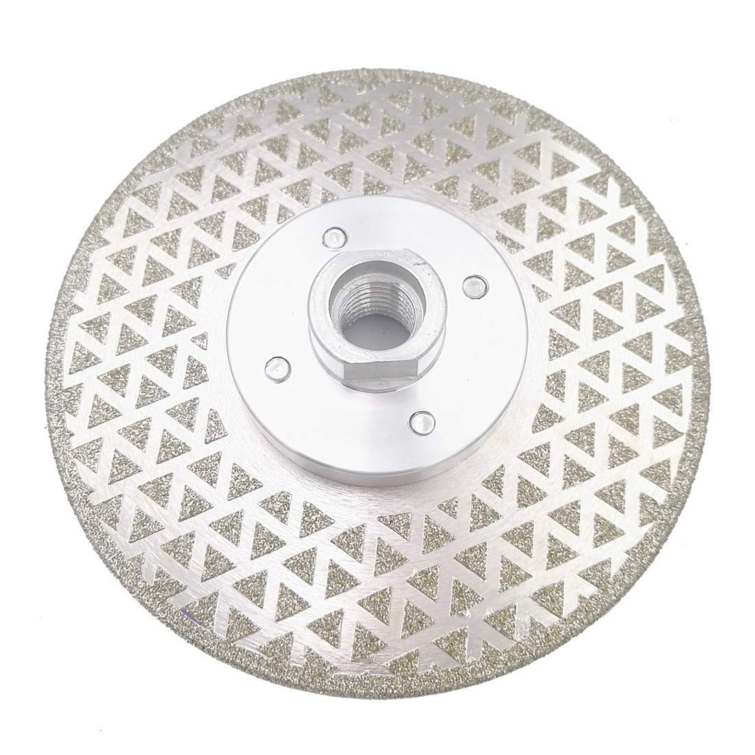 Diamantbeschichtete Doppelseitige Vollstern-schleifscheibe Für Marmorfliesen, Steinschneideblatt, 125 Mm X M14