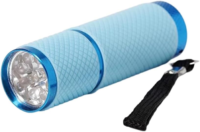 2er-pack Mini-uv-taschenlampe Mit 9 Leds Und Batterien – Hunde-/katzen-urindetektor, Fluoreszenzmittel, Trockenflecken, Erkennung Von Fälschungen, Banknoten, Bettwanzen Usw. (ohne Batterie)