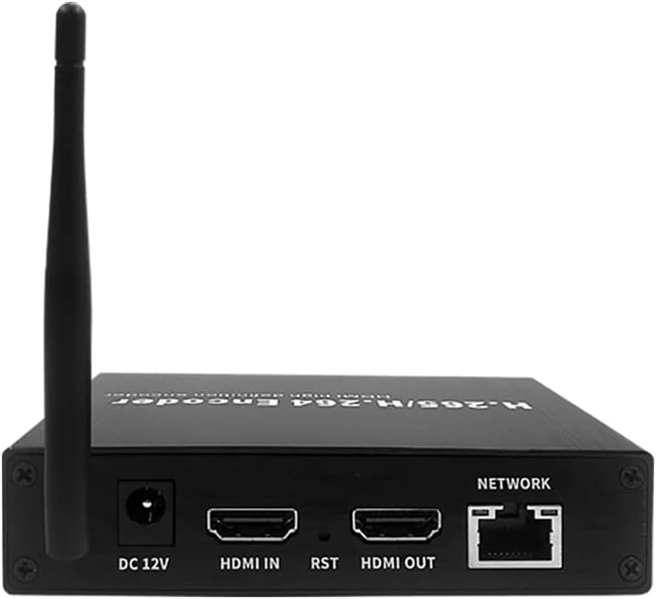 H.265 1080p 60fps Wifi Hdmi Video Encoder Mit Hdmi I/o, Audio I/o, Unterstützt Hls Rtmp Rtsp Srt Udp, Kompatibel Mit Onv/hk, Iptv Live Streaming Auf Youtube, Facebook, Vimeo Usw