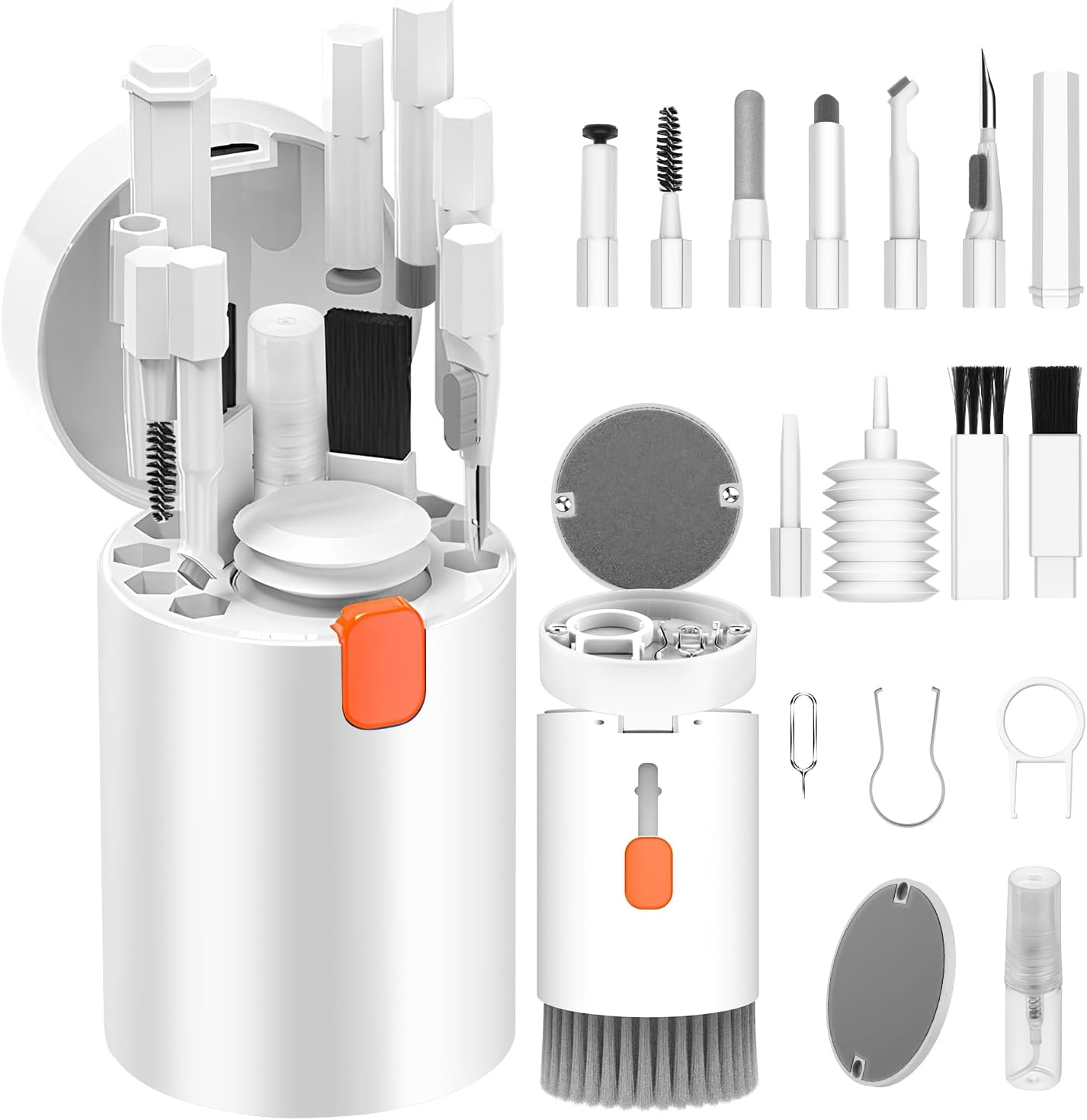 20-in-1 Pc-reinigungsset, Tastatur-reinigungsbürste, Reinigungszubehör Für Airpods, Kopfhörer, Computer, Handy, Kameras, Reinigungsset Für Elektronische Geräte