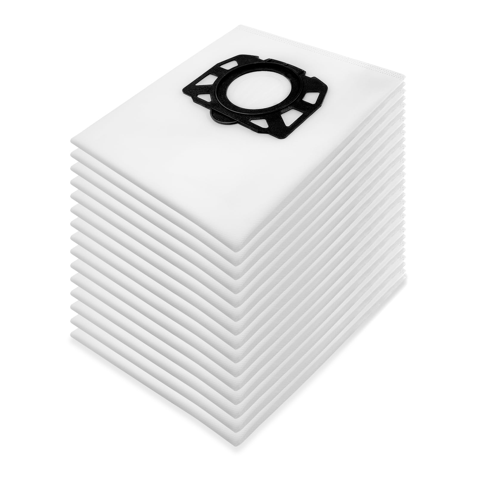 Packung Mit 10 Staubsaugerfilterbeuteln Für Kärcher Wd4, Wd5, Wd6, Mv4, Mv5, Mv6 – Vliesstoff 487, Nass- Und Trockensauger, Maße 42 X 49 Cm