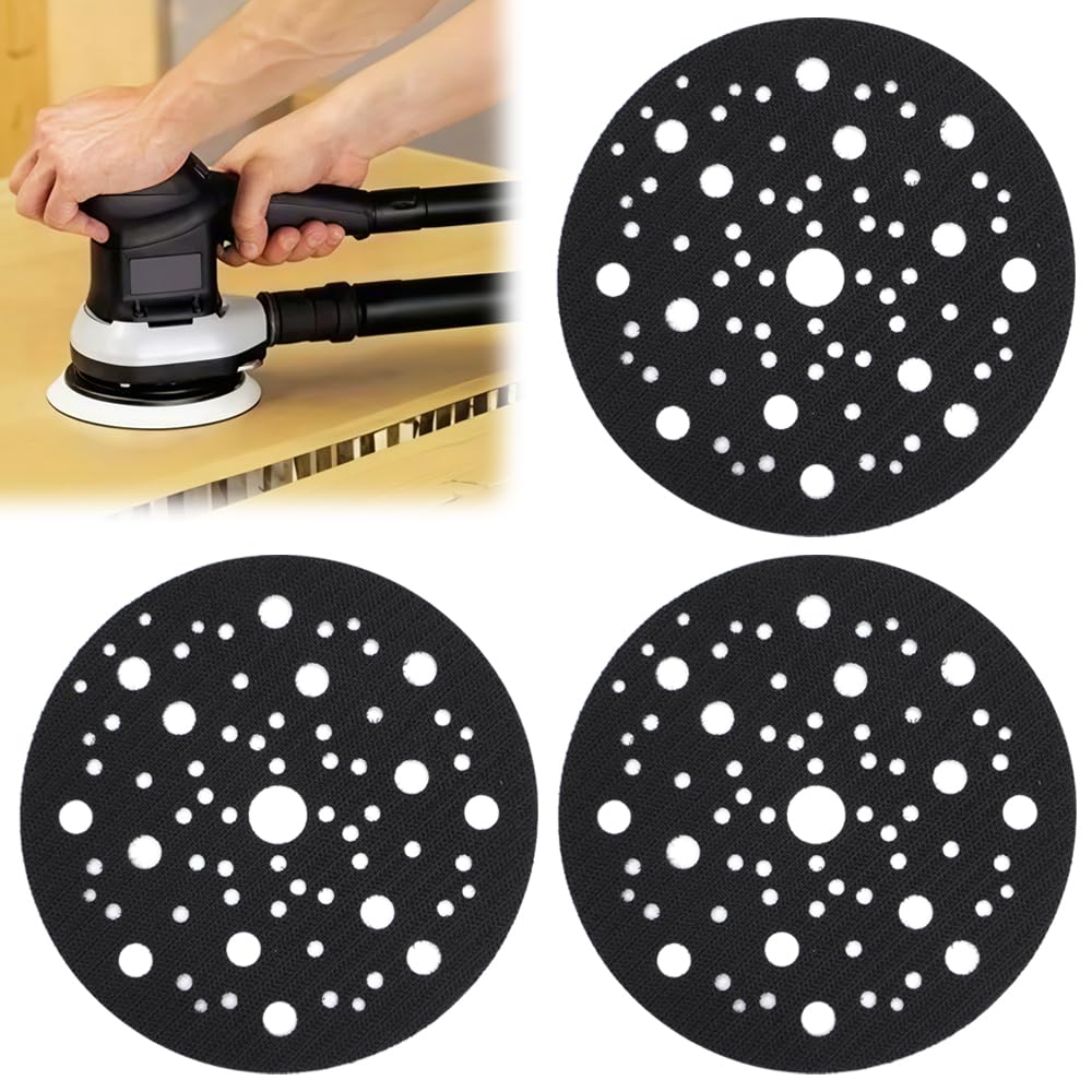 3 Stück Selbsthaftende Schutzpads 70 Löcher Ø 150 Mm Für Schleifer, Polierpad