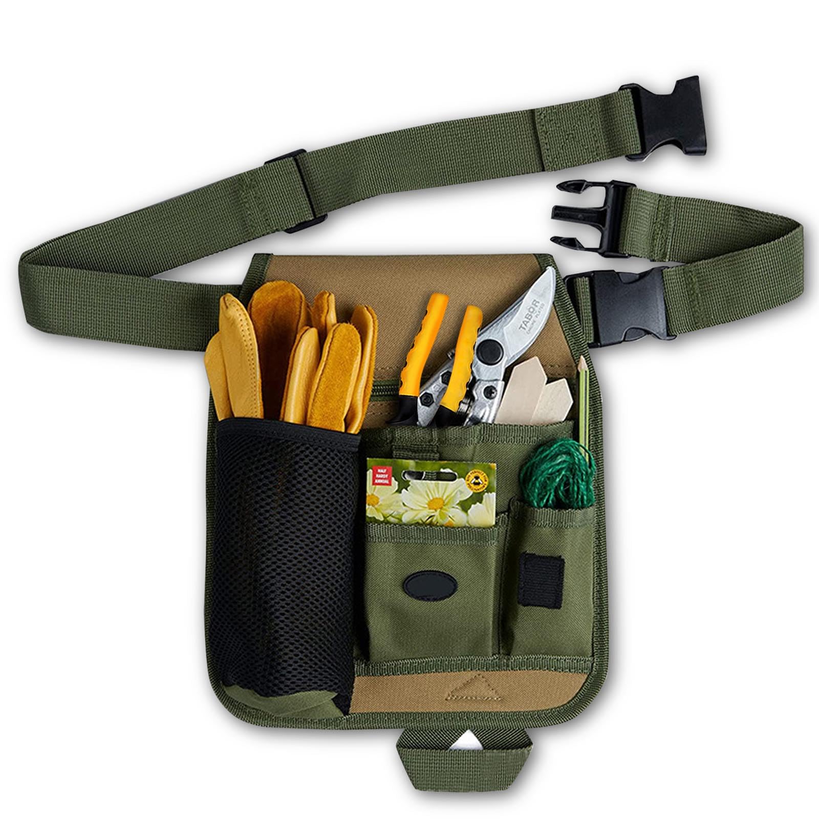 Praktische Unisex-gürteltasche Für Den Garten- Und Floristen-gürtel Für Die Tür Für Tischler, Gärtner, Bauarbeiter Und Tischler