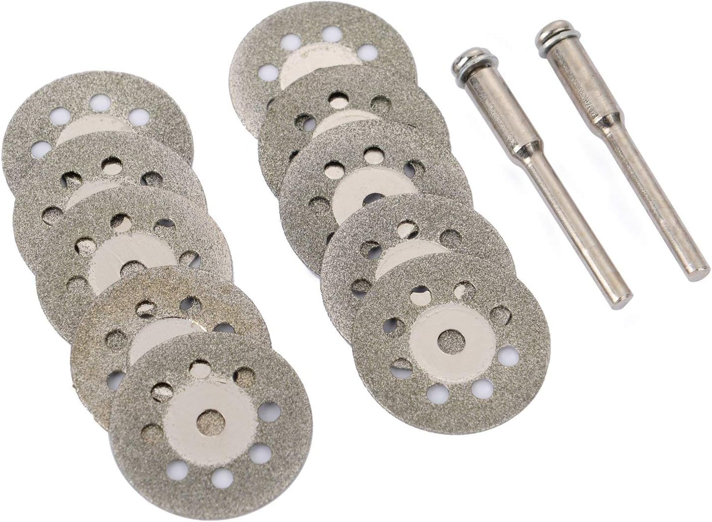 12er-pack 22-mm-mini-trennscheiben, Perforiert, Diamant, Trennscheiben, Ann-arbor-schaft