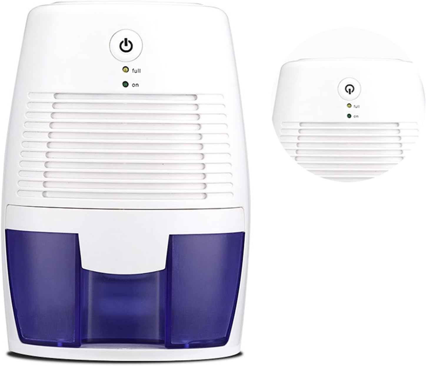 Haushalts-luftentfeuchter, 500 Ml Mini-luftentfeuchter, Geräuscharm, Energiesparend, Großer Luftstrom, Automatischer Schutz, Abnehmbarer Wassertank 5-15㎡, Bürogebrauch